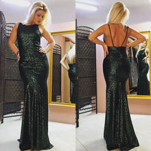 Beautiful Prom Dress Sheath/Column Bateau Dark Green Prom Dress/Evening Dress JKS136