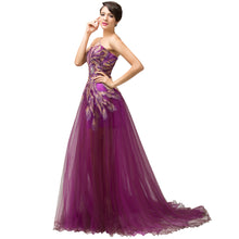 Chic Prom Dresses Sweetheart Sweep/Brush Train Fuchsia Prom Dress/Evening Dress JKS148