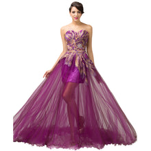 Chic Prom Dresses Sweetheart Sweep/Brush Train Fuchsia Prom Dress/Evening Dress JKS148