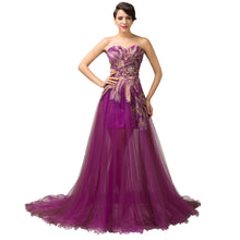 Chic Prom Dresses Sweetheart Sweep/Brush Train Fuchsia Prom Dress/Evening Dress JKS148