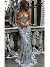 Sexy Prom Dresses Floor-length V-neck Spaghetti Straps Long Prom Dress/Evening Dress JKS160|Annapromdress