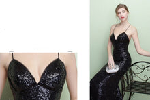 Black Prom Dresses Spaghetti Straps Sheath/Column Short Train Sexy Prom Dress/Evening Dress JKS161