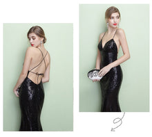 Black Prom Dresses Spaghetti Straps Sheath/Column Short Train Sexy Prom Dress/Evening Dress JKS161
