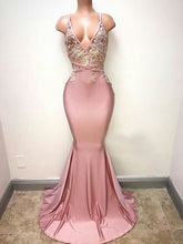 Sexy Prom Dresses Trumpet/Mermaid Spaghetti Straps Long Prom Dress/Evening Dress JKS171