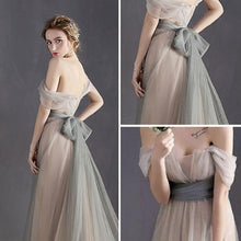 Fairy Prom Dresses A-line Floor-length Bowknot Sexy Prom Dress/Evening Dress JKS181