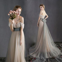 Fairy Prom Dresses A-line Floor-length Bowknot Sexy Prom Dress/Evening Dress JKS181