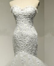 Chic Wedding Dresses Sweetheart Trumpet/Mermaid Ivory Bridal Gown JKS233