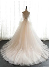 Chic Wedding Dresses Off-the-shoulder Ball Gown Lace Bridal Gown JKS242