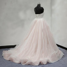 Luxury Wedding Dresses Ball Gown Sweep/Brush Train Tulle Bridal Gown JKS248