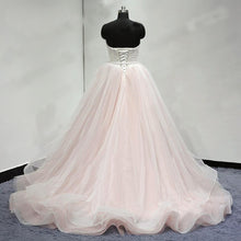 Luxury Wedding Dresses Ball Gown Sweep/Brush Train Tulle Bridal Gown JKS248