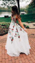 Chic Wedding Dresses Straps A-line Short Train Ivory Lace Bridal Gown JKS260|Annapromdress