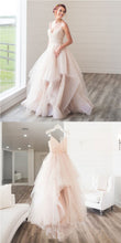 Beautiful Wedding Dresses Spaghetti Straps Short Train Sexy Bridal Gown JKS263