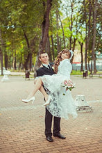 High Low Wedding Dresses A-line Asymmetrical Ivory Sexy Lace Bridal Gown JKS282