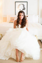 2017 Wedding Dresses Beautiful Sexy White Flouncing Sweetheart Tulle JKW008