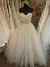Romantic Wedding Dresses Cheap Sweetheart Floor-length Sequins Tulle JKW021|Annapromdress