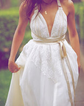 Open Back Wedding Dresses Cheap Beautiful Short Train Sexy Ivory Lace JKW033|Annapromdress