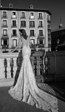 Sexy Wedding Dresses Spaghetti Straps Sheath/Column Lace Bridal Gown JKW052