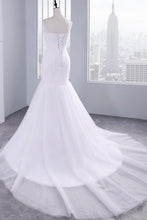 Simple Cheap Wedding Dresses White Trumpet/Mermaid Sexy Bridal Gown JKW078