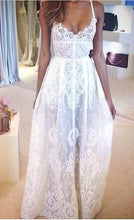 Chic Wedding Dresses A-line Ivory Appliques Sexy Bridal Gown JKW119