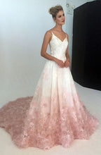 Lace Wedding Dresses Ball Gown Sweep/Brush Train Sexy Bridal Gown JKW126