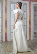 Simple Wedding Dresses Scoop A-line Floor-length Sexy Cheap Bridal Gown JKW155