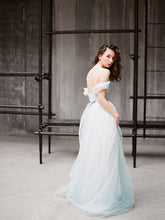 Cheap Wedding Dresses Off-the-shoulder Short Train Ruffles Simple Bridal Gown JKW184|Annapromdress