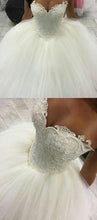Ball Gown Wedding Dresses Romantic Sweetheart Beading Sexy Big Bridal Gown JKW199|Annapromdress