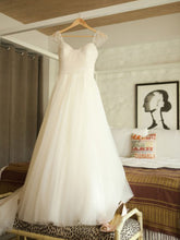 Beach Wedding Dresses Aline Sweetheart Sexy Beading Simple Tulle Bridal Gown JKW203|Annapromdress