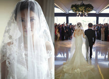 Mermaid Wedding Dresses Romantic Off-the-shoulder Sweep Train Lace Bridal Gown JKW208|Annapromdress