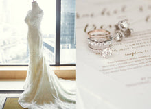 Mermaid Wedding Dresses Romantic Off-the-shoulder Sweep Train Lace Bridal Gown JKW208|Annapromdress