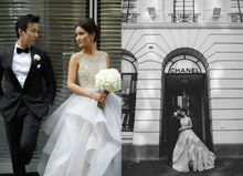Beautiful Wedding Dresses Aline Open Back Sweep Train Chic Romantic Bridal Gown JKW209|Annapromdress