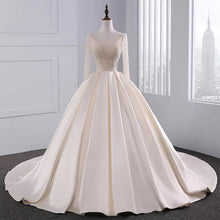 Sparkly Wedding Dresses Sweep Train Beading Sexy Big Ball Gown Bridal Gown JKW221|Annapromdress