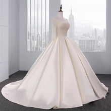 Sparkly Wedding Dresses Sweep Train Beading Sexy Big Ball Gown Bridal Gown JKW221|Annapromdress