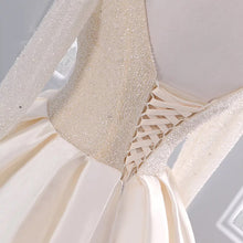 Sparkly Wedding Dresses Sweep Train Beading Sexy Big Ball Gown Bridal Gown JKW221|Annapromdress