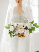 Long Sleeve Wedding Dresses V-neck Romantic Lace Mermaid Open Back Bridal Gown JKW290|Annapromdress