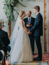Beautiful Wedding Dresses with Straps A-line Beading Lace Romantic Bridal Gown JKW293|Annapromdress