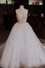Simple Wedding Dresses Romantic Appliques Sweetheart Long Train Ball Gown Bridal Gown JKW299|Annapromdress