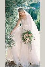 Simple Wedding Dresses Aline Sweep Train Long Sleeve Chiffon Lace Bridal Gown JKW303|Annapromdress