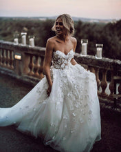 Beautiful Wedding Dresses A Line Sweetheart Appliques Sexy Princess Bridal Gown JKW316|Annapromdress