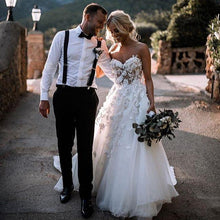 Beautiful Wedding Dresses A Line Sweetheart Appliques Sexy Princess Bridal Gown JKW316|Annapromdress