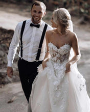 Beautiful Wedding Dresses A Line Sweetheart Appliques Sexy Princess Bridal Gown JKW316|Annapromdress