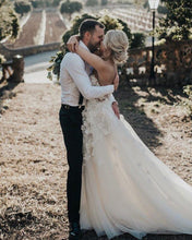 Beautiful Wedding Dresses A Line Sweetheart Appliques Sexy Princess Bridal Gown JKW316|Annapromdress