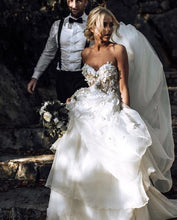 Beautiful Wedding Dresses A Line Sweetheart Appliques Sexy Princess Bridal Gown JKW316|Annapromdress