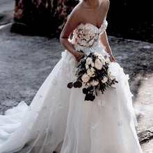 Beautiful Wedding Dresses A Line Sweetheart Appliques Sexy Princess Bridal Gown JKW316|Annapromdress