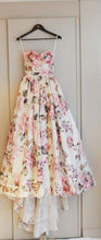 Floral Print Wedding Dresses Aline Sweetheart Satin Beautiful Unique Bridal Gown JKW327|Annapromdress