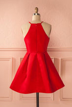 Hot Sales Red Satin Straps Elegant Cheap Short Homecoming Dresses Prom Cute Dress For Party AN526