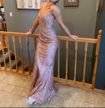 Sheath Spaghetti Straps Sexy Long Lace Prom Dresses Party Dress GJS286