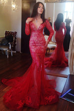 Gorgeous Prom Dress Beading Appliques V-neck 2022 Long Prom Dress Evening Dress MK0505