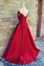 A-line prom dress Short Sleeve Lace-up Back Long Prom Dress Evening Dress MK0507