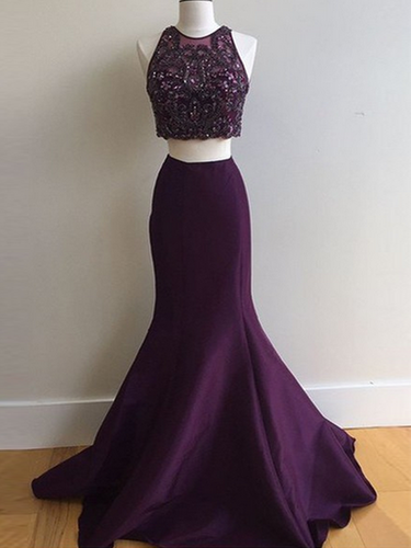 prom dresses long A-line Spaghetti Straps Floor-length Tulle Prom Dress/Evening Dress #MK089